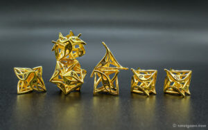 Petal twist style metal dice