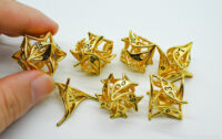 Petal twist style metal dice