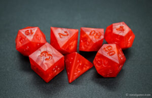 Sharp-edged acrylic dice - Xmotgame-2