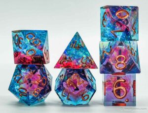 Sharp-edged dice for DND tabletop games-1