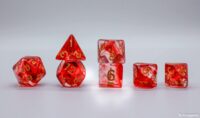 Transparent color RPG role-playing game dice set (12)