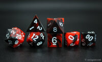 2-color Sharp-edged Acrylic Dice