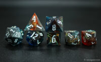 2-color Sharp-edged Acrylic Dice