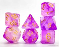 2 Colors Transparent Dice Sets