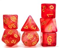 2 Colors Transparent Dice Sets