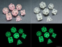 Gow in the dark- mini size dice