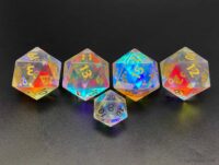 30mm D20 gemstone dice