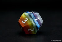 Custom dnd gemstone dice set 33