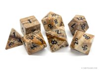 Picture Jasper Gemstone Dice Set