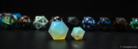 D20 Gemstone dice 30mm 2