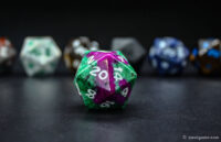 D20 Gemstone dice 30mm 3