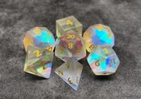 Dichroic Rainbow Glass (Frosted surface)