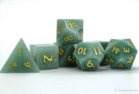 Gemstone Dice Green Aventurine made by XMOT 4 scaled