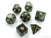 Gemstone dice Kambaba Jasper made by XMOT 6