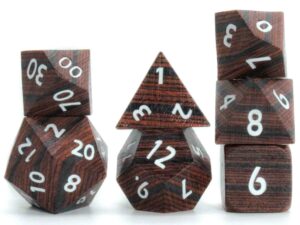 Custom Polyhedral Dice, Manufacture Of Wooden Dice Sets