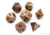 Wooden dice custom DND dice 17