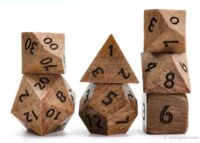 Wooden dice custom DND dice 6 1