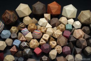 Wooden dice manufacturers custom DD dice 19