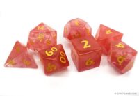 Watermelon Gemstone Dice Set