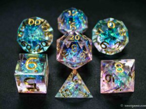 DND dice, resin dice