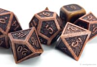 Raised Wooden Dice Set