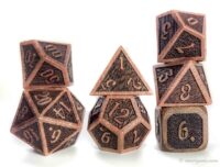 Raised Wooden Dice Set