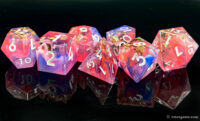 Swirl Resin polyhedral dice set