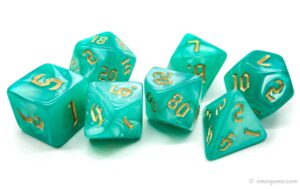 Macaron Dice Set - Macaron Pearl Color