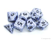 Cracked Dice Line Dice D&d Polyhedral Dice Set