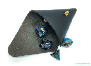 Triangle Dice Bag (Leather)