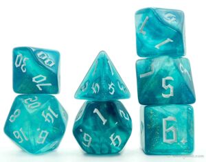 Glitter Nebula Dice Set