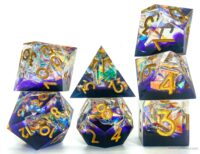 Holographic Foil Sharp-edged Dice