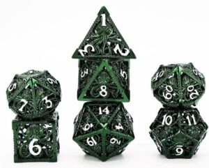 Cthulhu Metal Dice Set