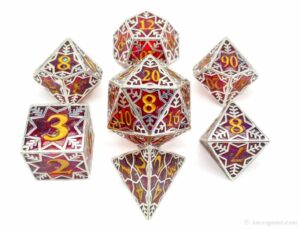 Metal resin dice