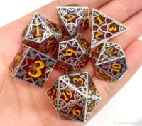 Metal resin dice