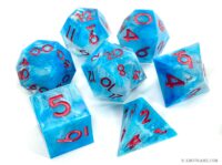 Glacier And Ocean dice set