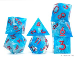 Glacier And Ocean dice set