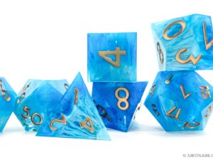 Glacier And Ocean dice set