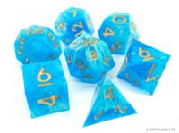 Glacier And Ocean dice set