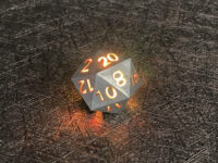 Electronic Lighting Dice D20 Rechargeable LED Dice