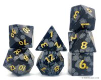 Snowflake Obsidian Gemstone Dice