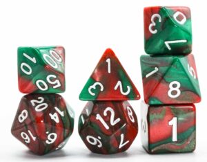 New 2-color Dice Set