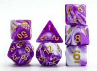 2 Color Mixed Swirl Dice