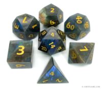 Natural Labradorite Gemstone Dice