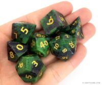 Ruby in zoisite gemstone dice