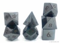 Hematite Gemstone Dice