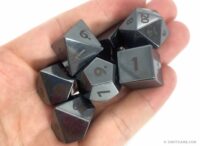 Hematite Gemstone Dice