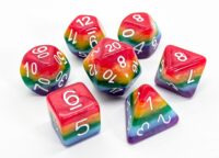 Seven-color Rainbow Dice Set