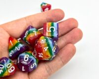 Seven-color Rainbow Dice Set