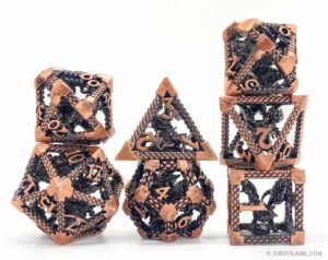 Chained Dragon Hollow Dice Set